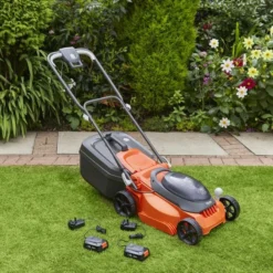 Flymo EasiStore 340R Electric Rotary Lawnmower 36V Inc 2Ah Battery -OUTSUNNY Sales Store fes340r18x2k2 13