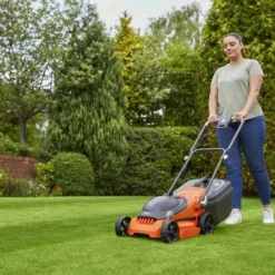 Flymo EasiStore 340R Electric Rotary Lawnmower 36V Inc 2Ah Battery