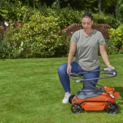 Flymo EasiStore 340R Electric Rotary Lawnmower 36V Inc 2Ah Battery -OUTSUNNY Sales Store fes340r18x2k2 17