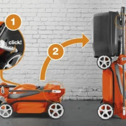 Flymo EasiStore 340R Electric Rotary Lawnmower 1400W -OUTSUNNY Sales Store fes340r 09