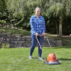 Flymo Simpli Turbo Lite 250 Electric Hover Lawnmower 25cm 10" -OUTSUNNY Sales Store ftl250 05