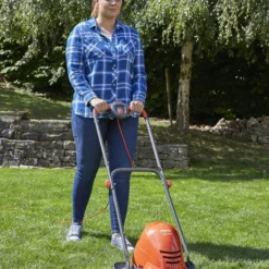 Flymo Simpli Turbo Lite 250 Electric Hover Lawnmower 25cm 10" -OUTSUNNY Sales Store ftl250 08