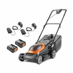 Flymo UltraStore 380R Electric Rotary Lawnmower 36V Inc 2.5Ah Battery -OUTSUNNY Sales Store fus380r18x2k2 01