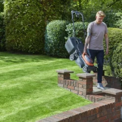 Flymo UltraStore 380R Electric Rotary Lawnmower 36V Inc 2.5Ah Battery -OUTSUNNY Sales Store fus380r18x2k2 17