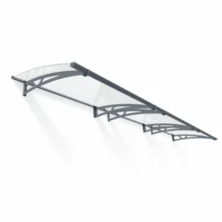 Altair 4500 Door Canopy Grey Clear -OUTSUNNY Sales Store palram canopia door awnings altair 4500 grey clear cutout