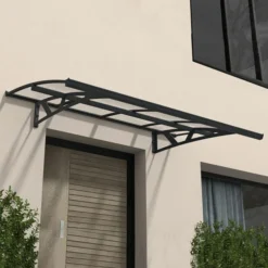 Amsterdam 2230 Door Canopy Grey Clear