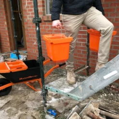 Pro88 Wheelbarrow Kit Orange/Black 88L 180Kg Capacity -OUTSUNNY Sales Store pro88 bucket x 1 b