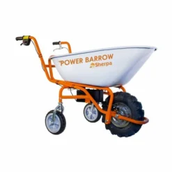 Sherpa Battery Powered Cordless Wheelbarrow Orange Steel 24V 10Ah 150Kg Capacity -OUTSUNNY Sales Store spb 500 angle ws