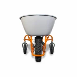 Sherpa Battery Powered Cordless Wheelbarrow Orange Steel 24V 10Ah 150Kg Capacity -OUTSUNNY Sales Store spb 500 front s