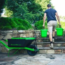 Urban88 Wheelbarrow Kit Green/Black 88L 150Kg Capacity -OUTSUNNY Sales Store urban88 kit f