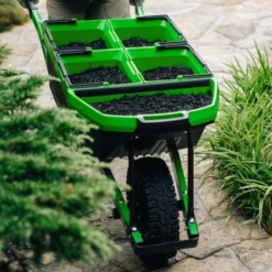 Urban88 Wheelbarrow Kit Green/Black 88L 150Kg Capacity -OUTSUNNY Sales Store urban88 kit h