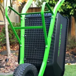 Urban88 Wheelbarrow Green/Black 88L150Kg Capacity -OUTSUNNY Sales Store urban88 wheelbarrow g